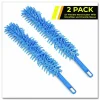 Gritt Commercial Flexible Wand Duster with Microfiber and Chenille Sleeve, 22" Length, 2/Pack
