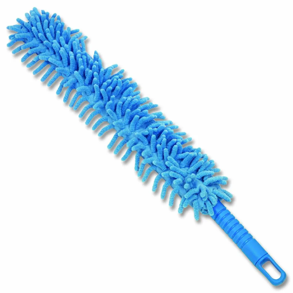 Gritt Commercial Flexible Wand Duster with Microfiber and Chenille Sleeve, 22" Length, 2/Pack