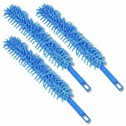 Gritt Commercial Flexible Wand Duster with Microfiber and Chenille Sleeve, 22