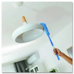 Gritt Commercial Flexible Wand Duster with Microfiber and Chenille Sleeve and 20" Pole, 3/Kit
