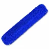 Gritt Commercial Microfiber Looped Dust Mop Pad Head, 48 x 5, Blue, 6/Pack