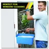 Gritt Commercial Pro Window Cleaning Kit with 14" Squeegee, 14" Washer, 20" Pole and 3 Gallon Heavy-Duty Bucket, 2/Kit