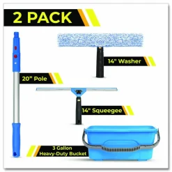 Gritt Commercial Pro Window Cleaning Kit with 14