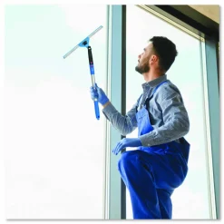 Gritt Commercial Pro Window Washing Kit with Swivel Window Squeegee and 20
