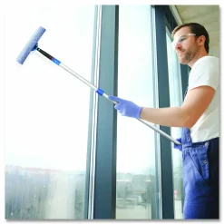 Gritt Commercial Pro Window Washing Kit with Swivel Window Squeegee and 20