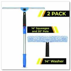 Gritt Commercial Pro Window Washing Kit with Squeegee, Washer and 20