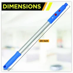 Gritt Commercial Pro Window Washing Kit with Swivel Window Squeegee and 20