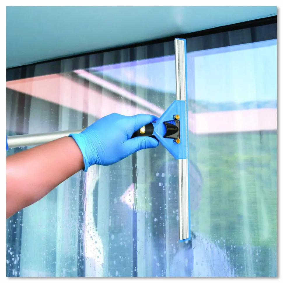 Gritt Commercial Pro Window Washing Kit with Squeegee, Washer and 20" Pole, 14" Wide Blade