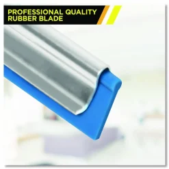 Gritt Commercial Pro Window Washing Kit with Squeegee, Washer and 6 ft Telescopic Pole, 18" Wide Blade, 3/Kit