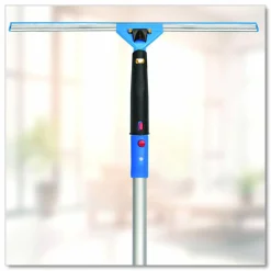 Gritt Commercial Pro Window Washing Kit with Swivel Squeegee and 6 ft Telescopic Pole, 18