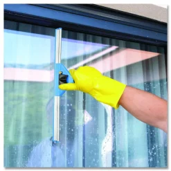 Gritt Commercial Swivel Window Squeegee with Quick Release, 18" Wide Blade, 2/Pack