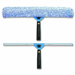 Gritt Commercial Swivel Window Washing Kit with Squeegee and Washer, 18