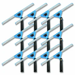 Gritt Commercial Swivel Window Squeegee with Quick Release, 14" Wide Blade, 12/Carton