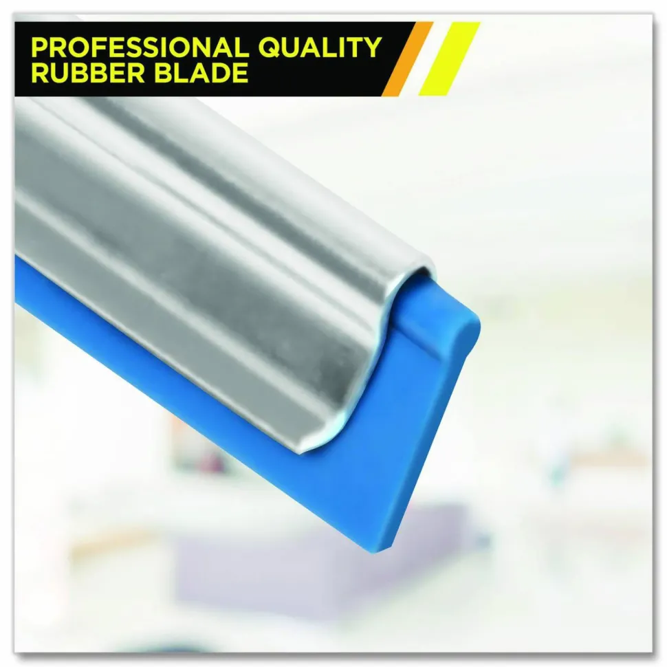 Gritt Commercial Swivel Window Squeegee with Quick Release, 14" Wide Blade, 12/Carton