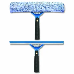 Gritt Commercial Swivel Window Washing Kit with Squeegee and Washer, 14