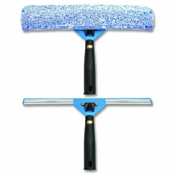 Gritt Commercial Swivel Window Washing Kit with Squeegee and Washer, 14