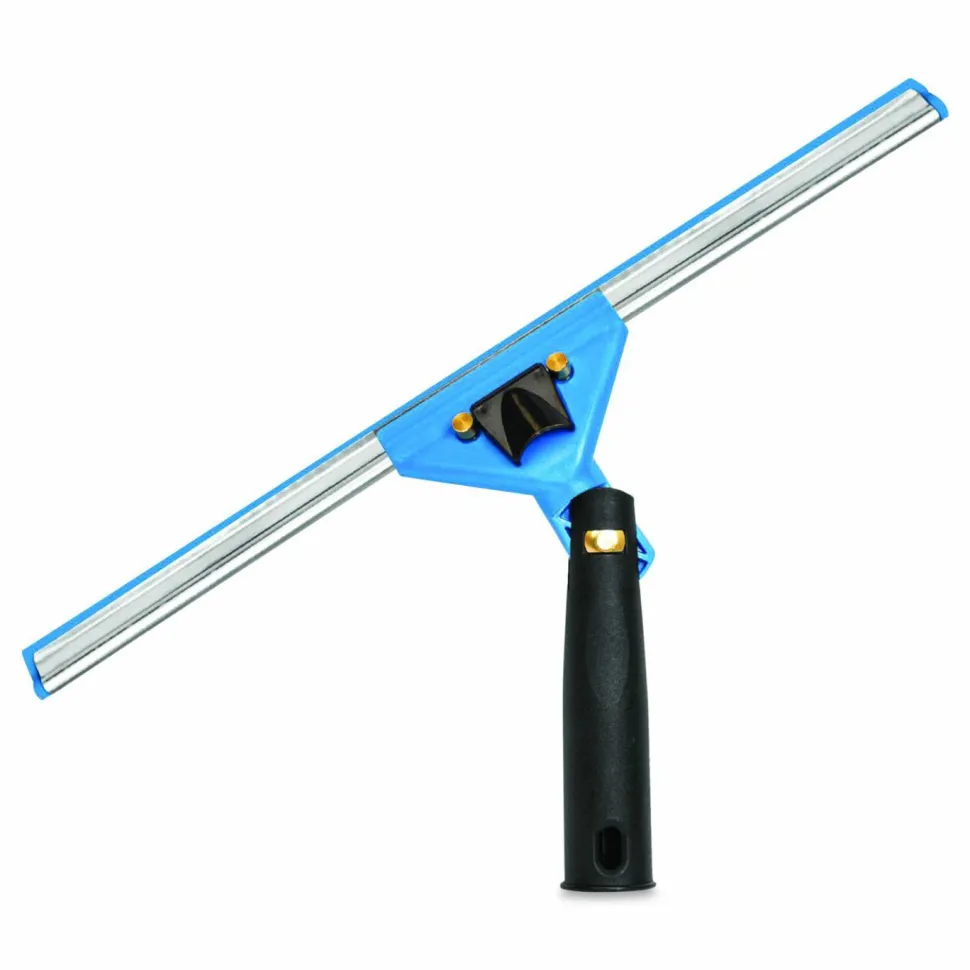 Gritt Commercial Swivel Window Squeegee with Quick Release, 14" Wide Blade
