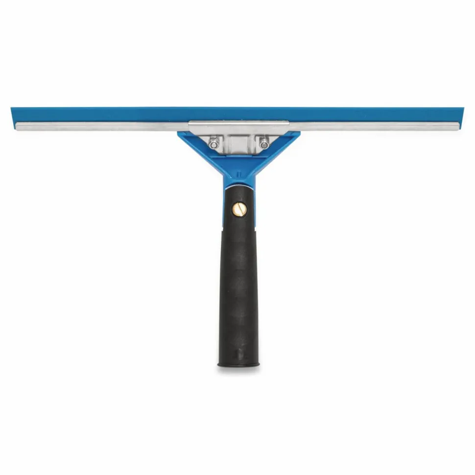 Gritt Commercial Swivel Window Squeegee with Quick Release, 14" Wide Blade