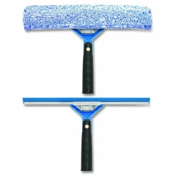Gritt Commercial Swivel Window Washing Kit with Squeegee and Washer, 14