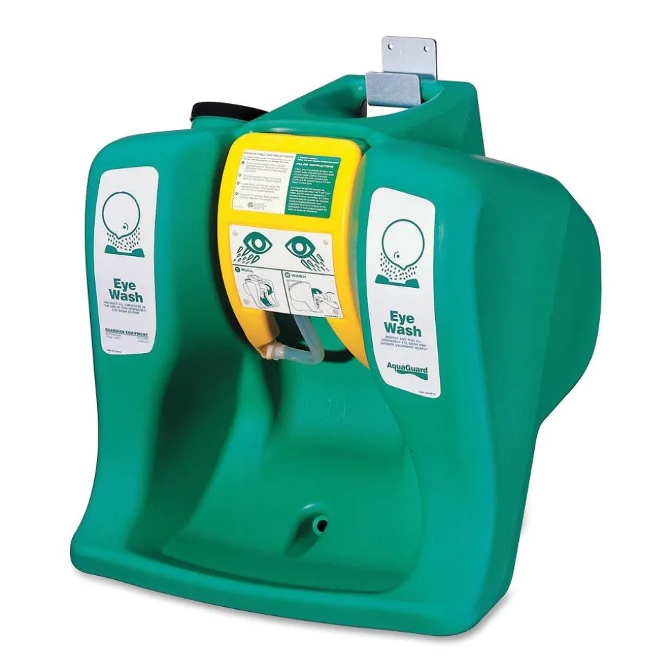 Guardian Equipment R3 Safety Self Contained Gravity Flow Eyewash Unit, 16 Gallon, Green