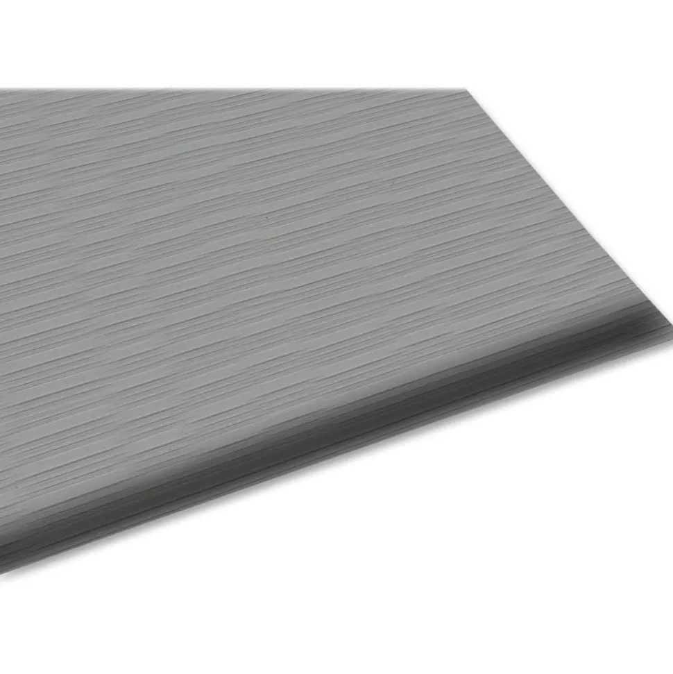 Guardian Floor Protection Air Step Anti-Fatigue Mat - Indoor - 60" Length x 36" Width x 0.37" Thickness - Polypropylene - Black