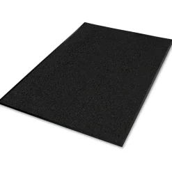 Guardian Floor Protection Platinum Series Walk-Off Mat - Indoor - 72" Length x 48" Width x 0.370" Thickness - Polypropylene - Black - 1Each
