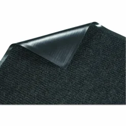 Guardian Golden Series Dual Rib Indoor Wiper Mats, Rectangular, Charcoal Gray Carpeted Surface, 36" x 60"