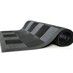 Guardian Parquet Scraper Mat, Black Blade Ribbed Rubber Surface, 36" x 60"