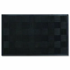 Guardian Parquet Scraper Mat, Black Blade Ribbed Rubber Surface, 36