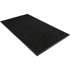 Guardian Platinum Series Walk-Off Indoor Wiper Mat, Rectangular, Black Carpeted Surface, 36" x 60"