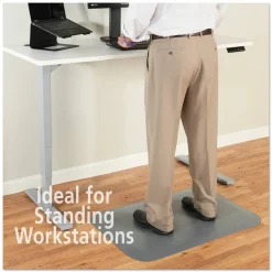 Guardian Pro Top Anti-Fatigue Mat, Rectangular, Gray Closed Cell Surface, 24