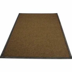 Guardian WaterGuard Indoor/Outdoor Scraper Mat, Rectangular, Brown Ridged Needle-Punch Surface, 36" x 60"