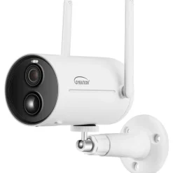 Gyration Cyberview Cyberview 3010 3 Megapixel Indoor/Outdoor Network Camera - Color - Bullet - White