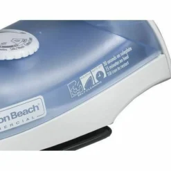 Hamilton Beach Commercial Lightweight Steam Iron, White/Blue, 10-3/4