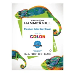 Hammermill Color Card Stock, White, Letter (8.5