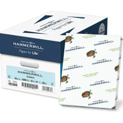 Hammermill Colors Print Paper, 20 lb Bond Weight, 8.5 x 11, Blue, 500 Sheets/Ream, 10 Reams/Carton