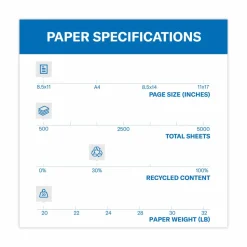 Hammermill Colors Print Paper, 20 lb Bond Weight, 8.5 x 11, Lilac, 500 Sheets/Ream, 10 Reams/Carton