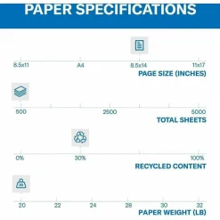 Hammermill Colors Recycled Copy Paper - Canary