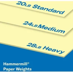 Hammermill Colors Recycled Copy Paper - Canary