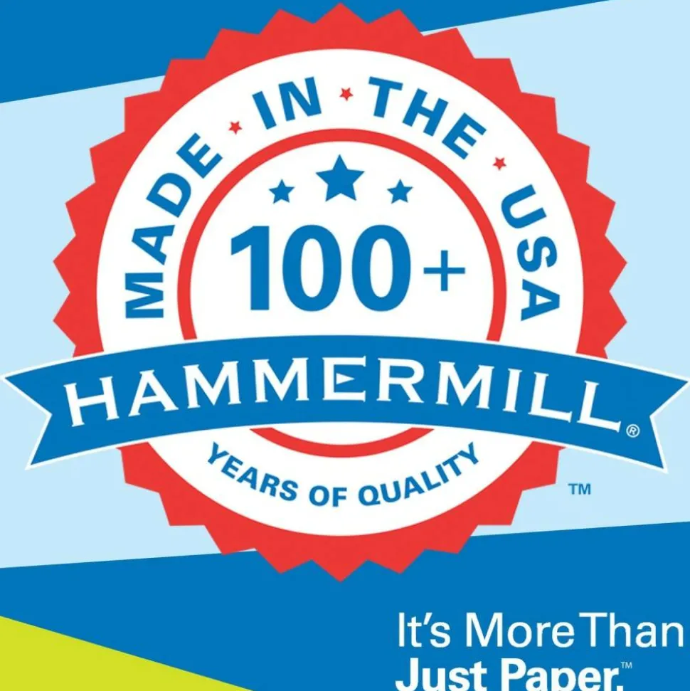 Hammermill Copy Plus Copy Paper, White, Letter (8.5" x 11"), 5000 Sheets Per Case, 20 Lb, 92 Brightness, FSC Certified