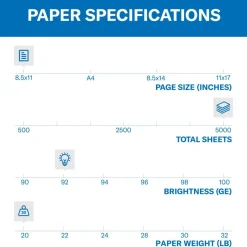 Hammermill Copy Plus Copy Paper, White, Letter (8.5