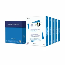 Hammermill Copy Plus Print Paper, 92 Bright, 20 lb Bond Weight, 8.5 x 11, White, 500 Sheets/Ream, 5 Reams/Carton