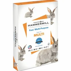 Hammermill Fore Multipurpose Print Paper, 96 Bright, 24 lb Bond Weight, 11 x 17, White, 500/Ream
