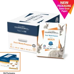 Hammermill Fore Multipurpose Print Paper, 96 Bright, 24 lb Bond Weight, 11 x 17, White, 500/Ream