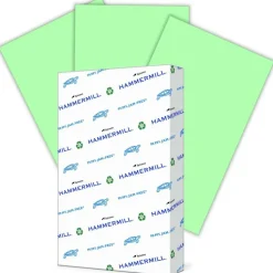 Hammermill Fore Super-Premium Color Copy Paper, 1 Ream, Green, Legal (8.5