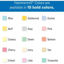 Hammermill Fore Super-Premium Color Copy Paper, 1 Ream, Green, Letter (8.5
