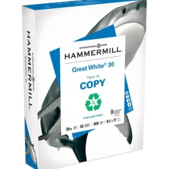 Hammermill Great White Copy Paper, White, Letter (8.5