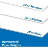 Hammermill Premium Laser Paper, White, Letter Size (8 1/2" x 11"), Ream Of 500 Sheets, , FSC Certified, 24 Lb, 98 Brightness