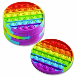 hand2mind Alphabet Sensory Bubble Poppers, Pre-K to K, 6 Pieces