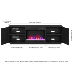 Hanson Rectangular TV Stand with 26